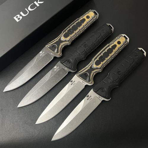Introducing the Buck-891 Ground Combat Fixed Blade Knife, crafted from premium DC53 steel.