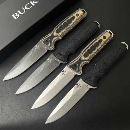 Introducing the Buck-891 Ground Combat Fixed Blade Knife, crafted from premium DC53 steel.