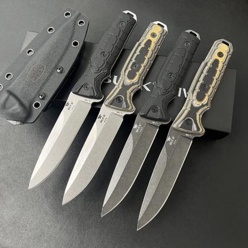 Introducing the Buck-891 Ground Combat Fixed Blade Knife, crafted from premium DC53 steel.