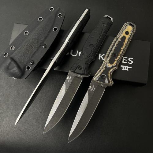 Introducing the Buck-891 Ground Combat Fixed Blade Knife, crafted from premium DC53 steel.