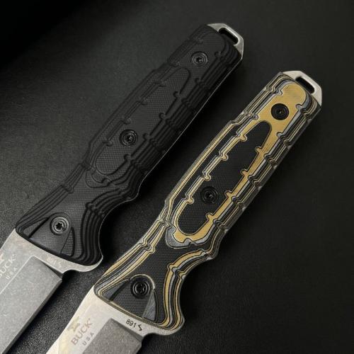 Introducing the Buck-891 Ground Combat Fixed Blade Knife, crafted from premium DC53 steel.