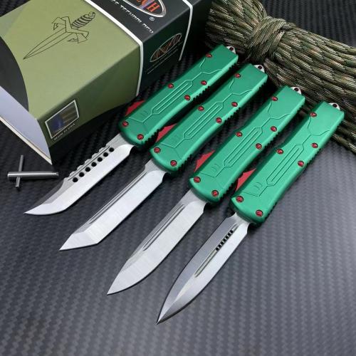 Introducing the Microtech UT85 Bounty Hunter Medium: a perfect blend of precision engineering and bold design. Crafted f