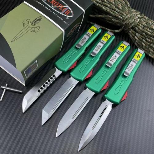 Introducing the Microtech UT85 Bounty Hunter Medium: a perfect blend of precision engineering and bold design. Crafted f