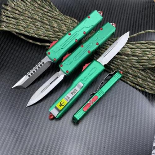 Introducing the Microtech UT85 Bounty Hunter Medium: a perfect blend of precision engineering and bold design. Crafted f