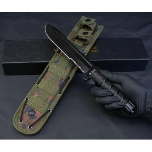 Kizlyar AUS-8 Steel Survival Expert Fixed Blade Knife