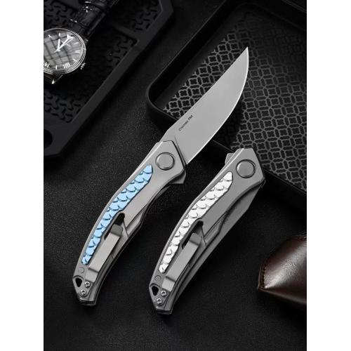 Bear Head Dragon Scale Heavy-Duty Folding Knife