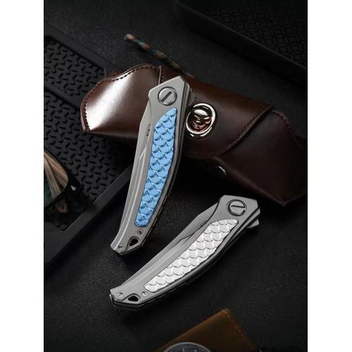 Bear Head Dragon Scale Heavy-Duty Folding Knife