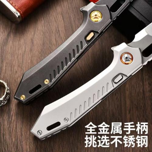 Zeus Premium EDC Folding Knife featuring CPM-D2 Steel and a 420 Stainless Steel Handle