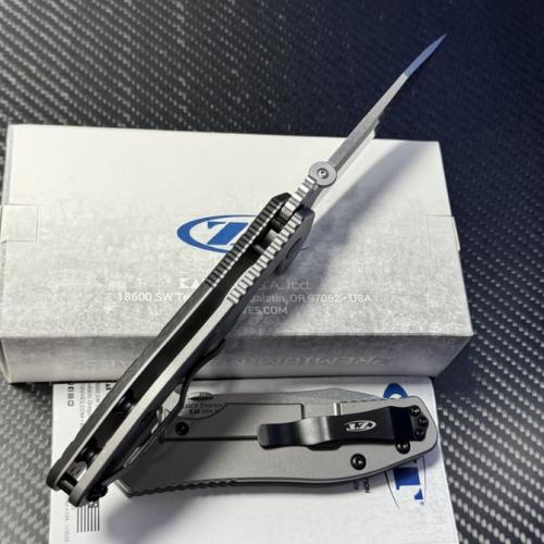 ZT0630CF Titanium Folding Knife with Smooth Ceramic Bearings