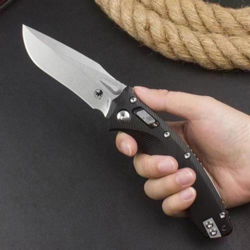 Microtech Amphibian Folding Knife with Aluminum Handle
