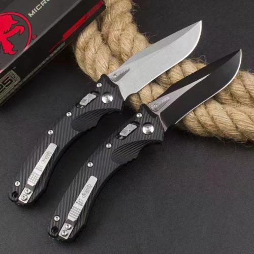 Microtech Amphibian Folding Knife with Aluminum Handle