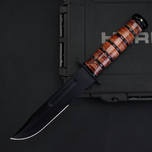 KARBAR USMC 1218 Tactical Knife - Partially Serrated
