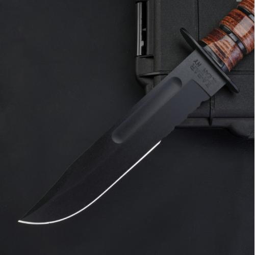 KARBAR USMC 1218 Tactical Knife - Partially Serrated