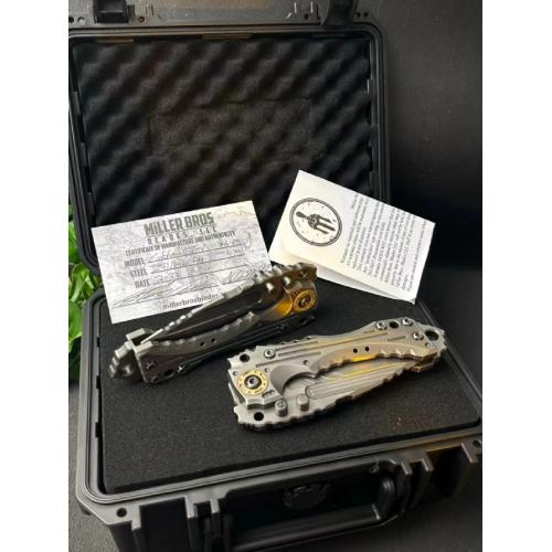 Miller Bros. T1 Heavy Duty Folding Knife with Black Gift Box