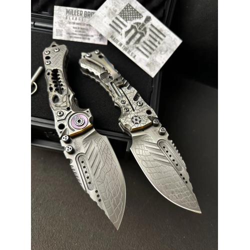 Miller T1 Series Jurassic Folding Knife with Black Gift Box