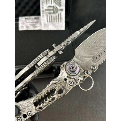 Miller T1 Series Jurassic Folding Knife with Black Gift Box