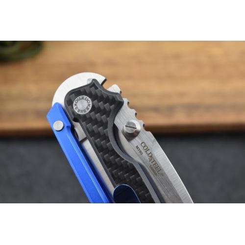 Custom M390 Steel Cold Steel AD-15 Tactical Folding Knife with Carbon Fiber Handle