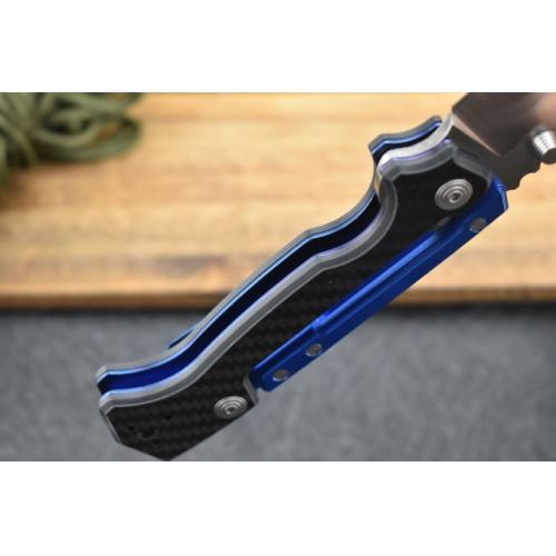 Custom M390 Steel Cold Steel AD-15 Tactical Folding Knife with Carbon Fiber Handle