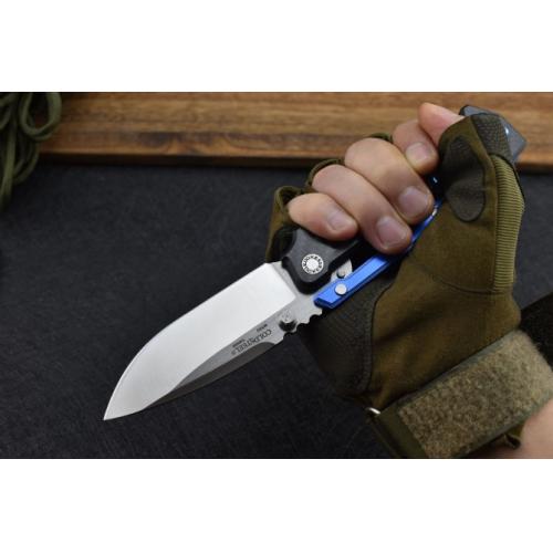 Custom M390 Steel Cold Steel AD-15 Tactical Folding Knife with Carbon Fiber Handle